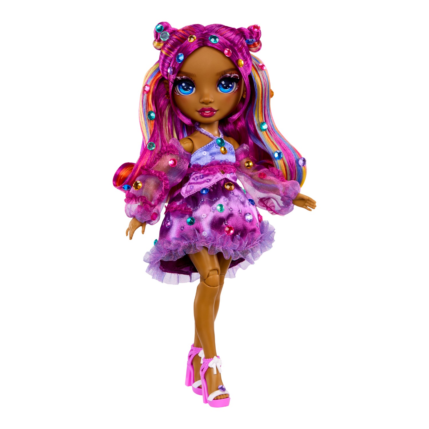 Кукла модельная Rainbow High Dazzling Ноэми с акс. 70782 - фото 4