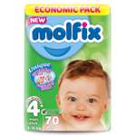 Подгузники Molfix Comfortfix 4 (9-16 кг) 70 шт.