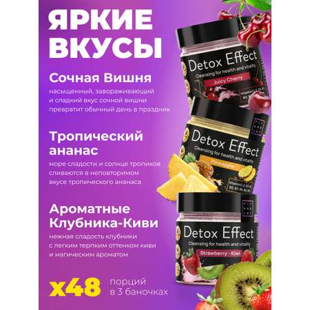 Дренажный напиток FIT AND JOY Детокс для похудения набор 3шт