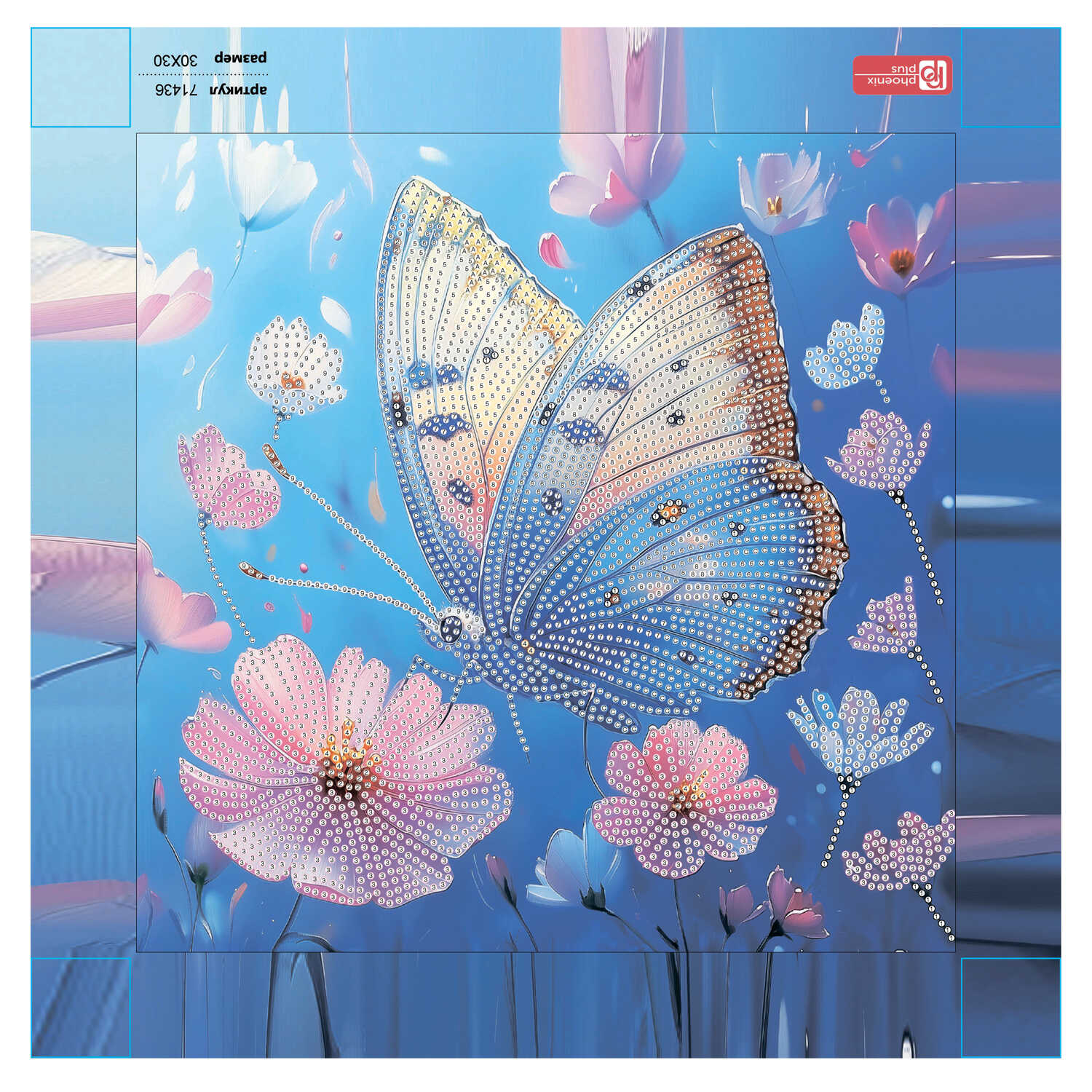 Алмазная мозаика Феникс + - фото 4