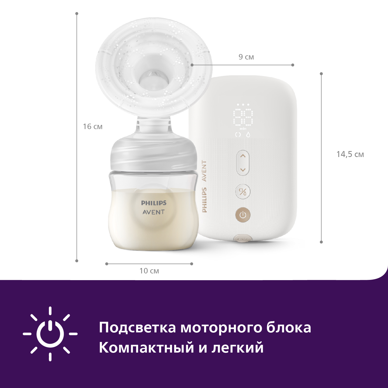 Молокоотсос электрический Philips Avent Plus - фото 7