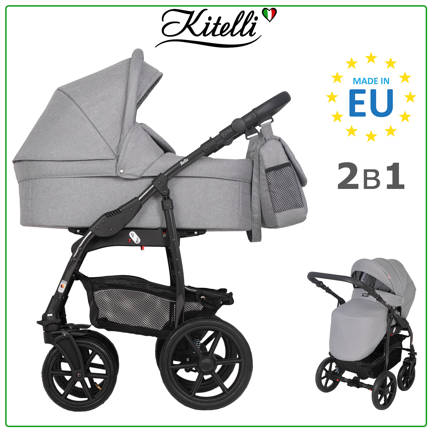 Коляска 2в1 Kitelli Bello - фото 1