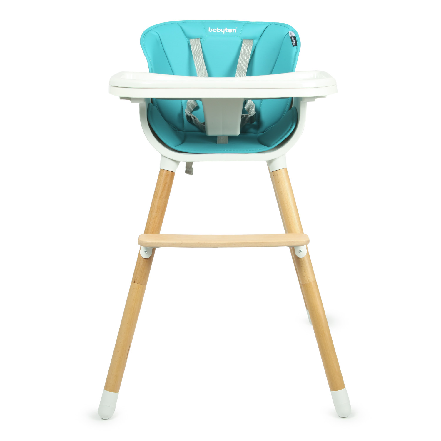 Стульчик для кормления Babyton Woody Turquoise трансформер - фото 2