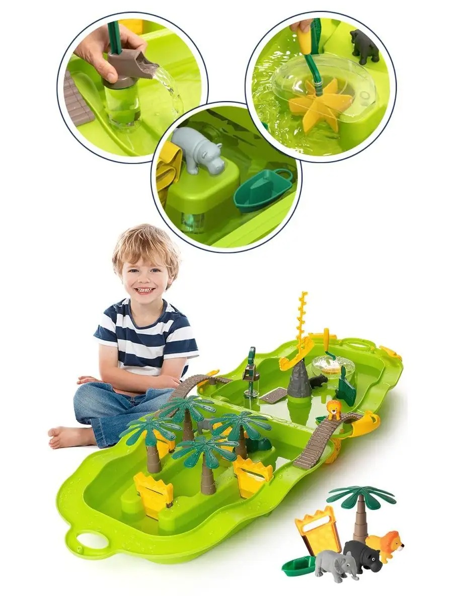 Игрушка для ванной в чемодане Givito Джунгли G2310-474 - фото 2