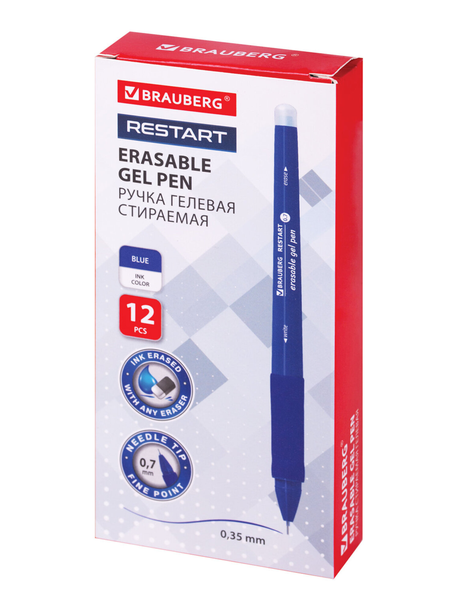 Ручка со стираемыми чернилами Brauberg 12 шт. - фото 15