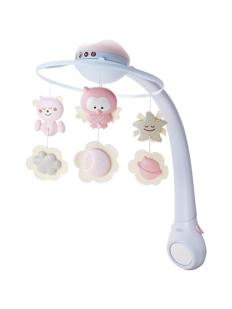Мобиль INFANTINO 3 в 1 Музыкальный розовый - фото 6