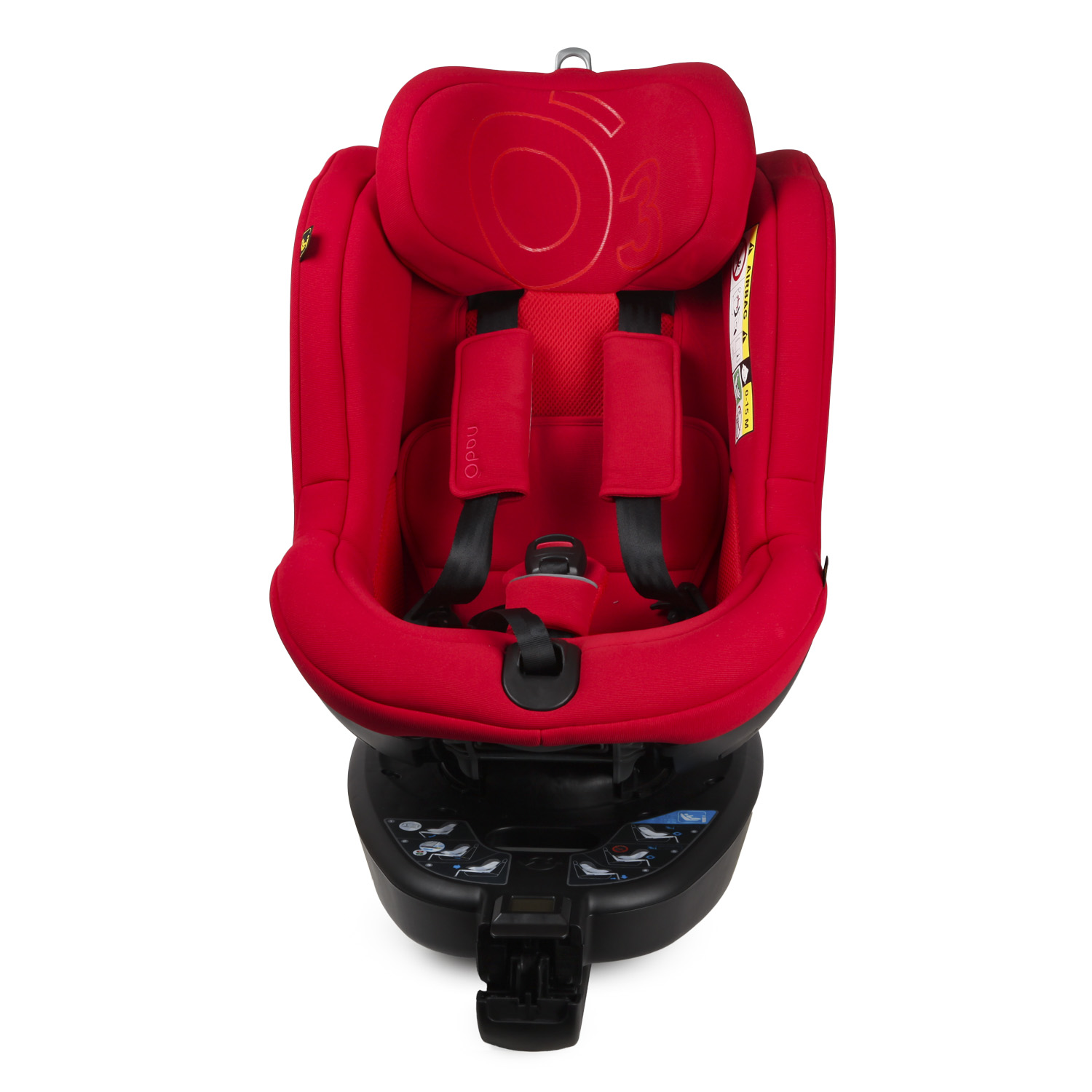Автокресло nado Garnet red Isofix 0+/1 (0-18 кг) - фото 13