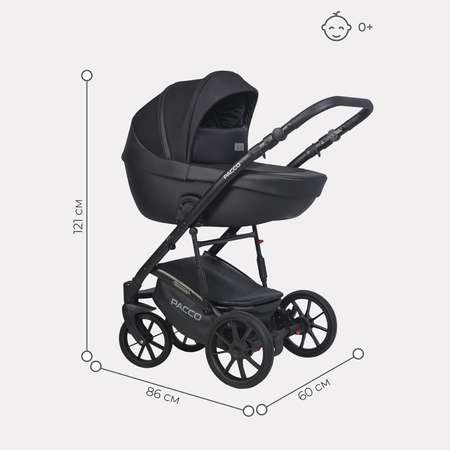 Коляска 3в1 Riko Basic Pacco