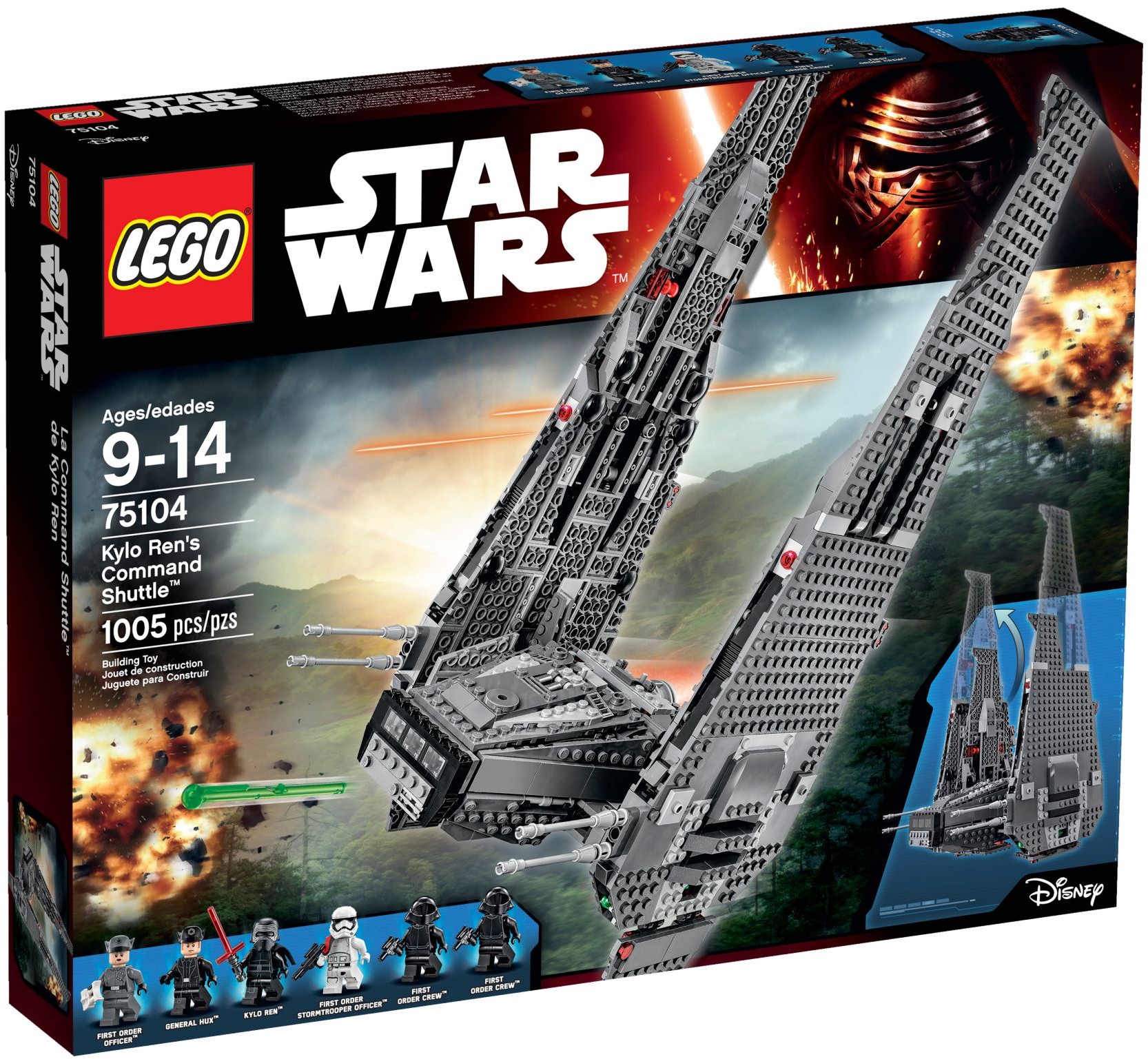 Конструктор LEGO Star Wars 75104 1005 дет. - фото 1