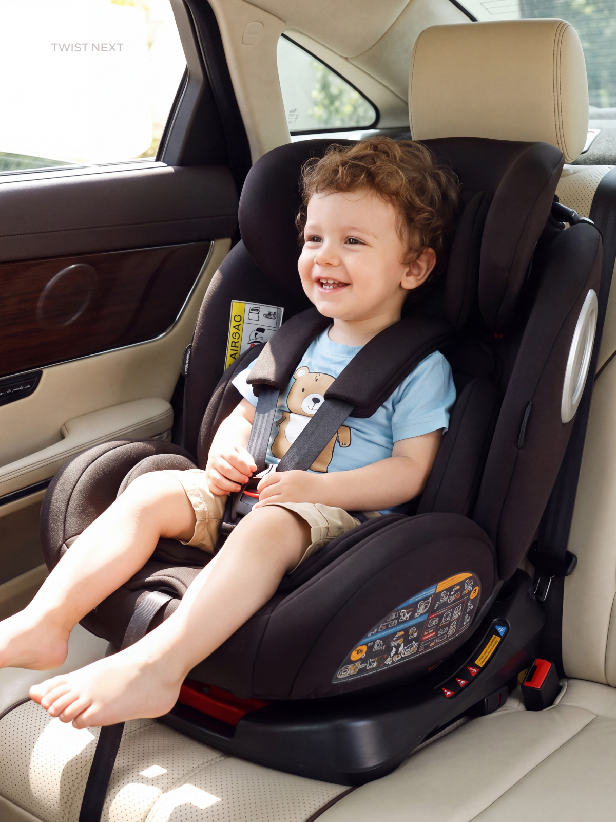 Автокресло Rant Basic Twist Isofix 0+/1/2/3 (0-36 кг) серый - фото 13