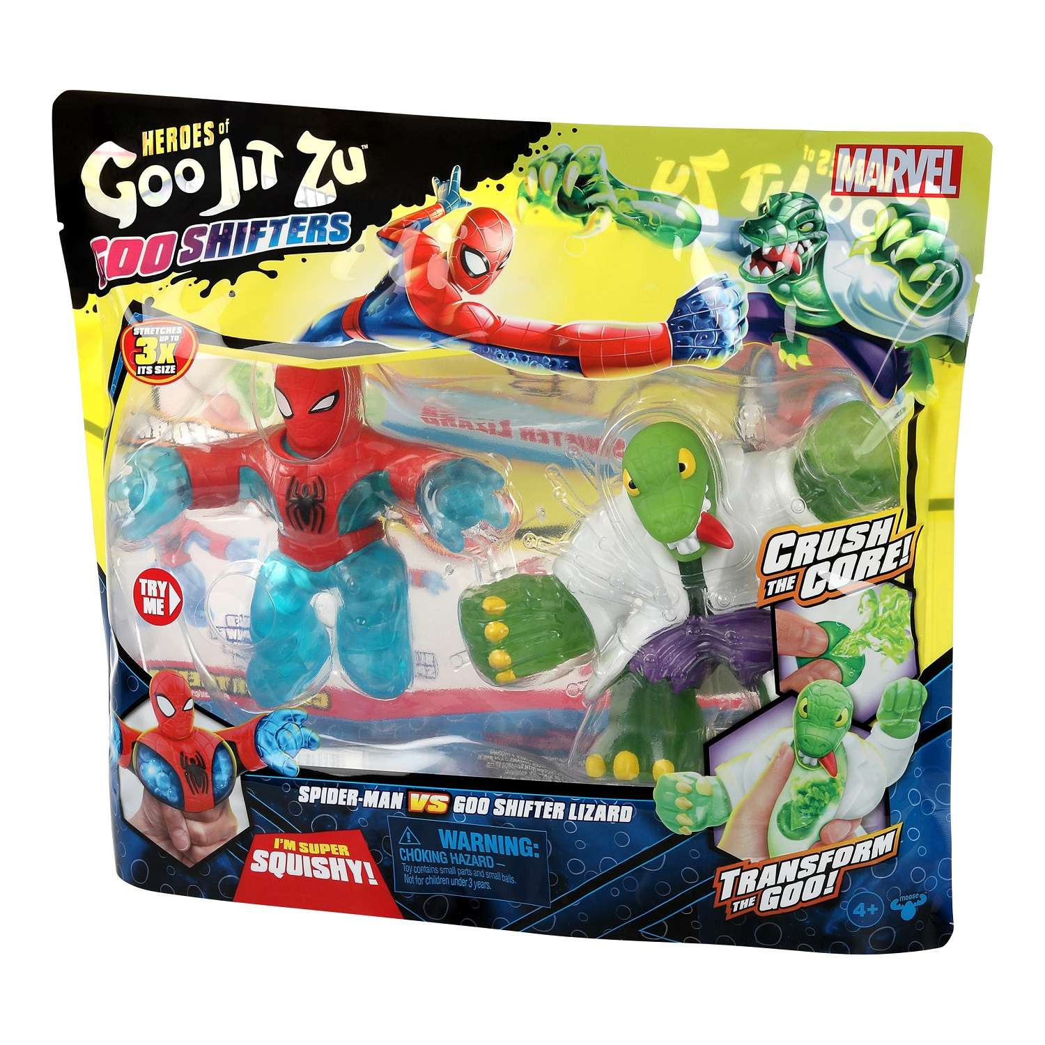 Игровой набор GooJitZu Человек Паук и Ящер Гу Шифтерс - фото 12