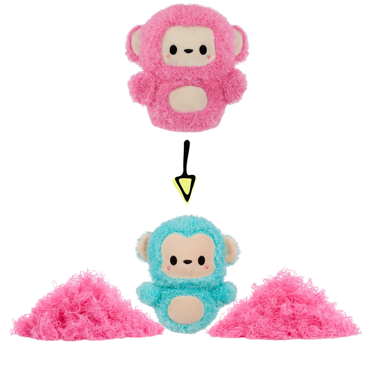 Фигурка FLUFFIE STUFFIEZ S Обезьянка - фото 4