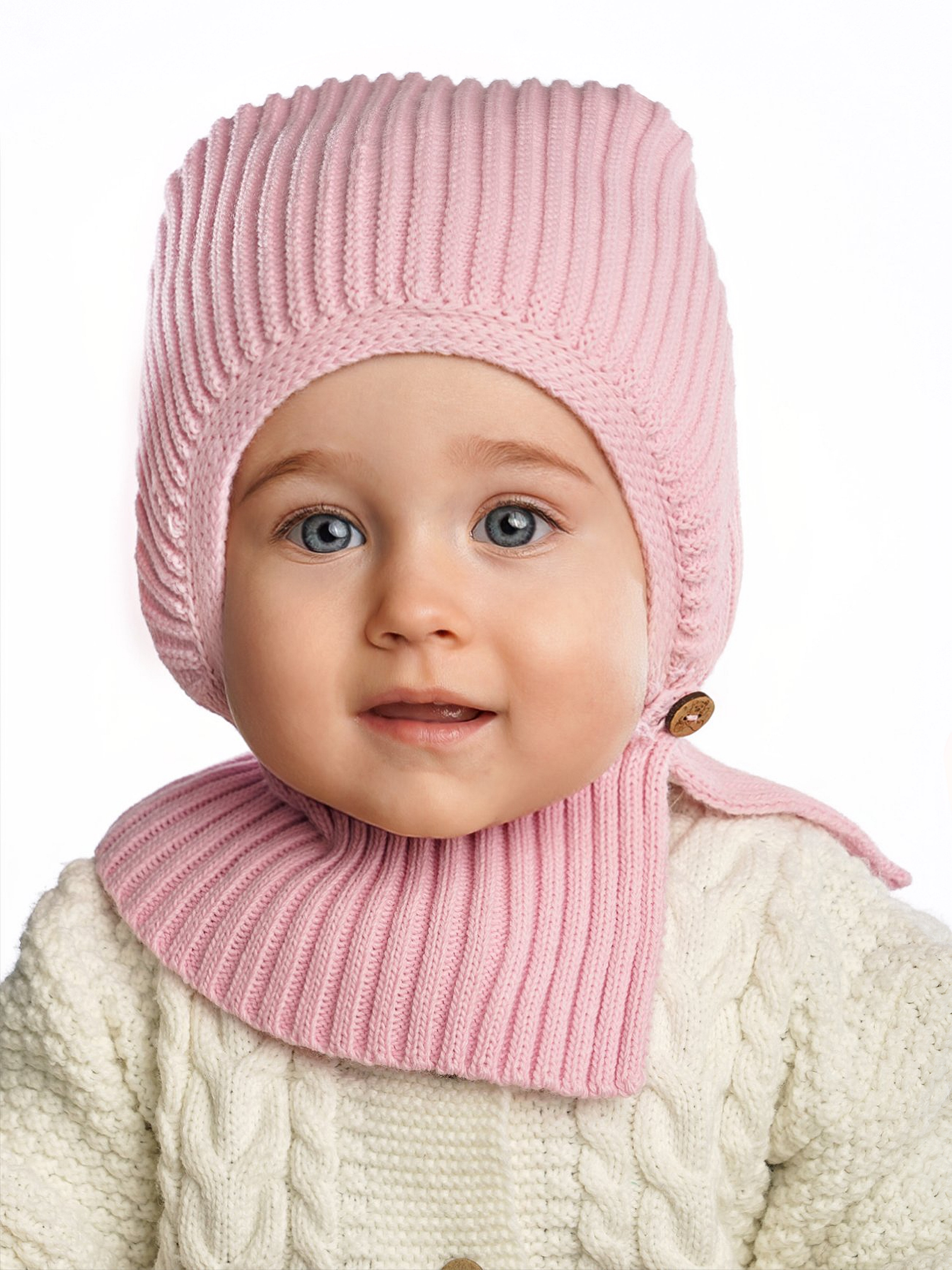 Шапка ПриКиндер U-W_22296 Цвет: Светло-розовый - фото 1