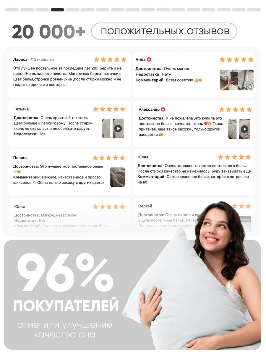 Комплект постельного белья My Cool Home двуспальный 4 предм. - фото 7