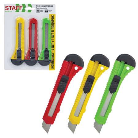 Канцелярский нож Staff