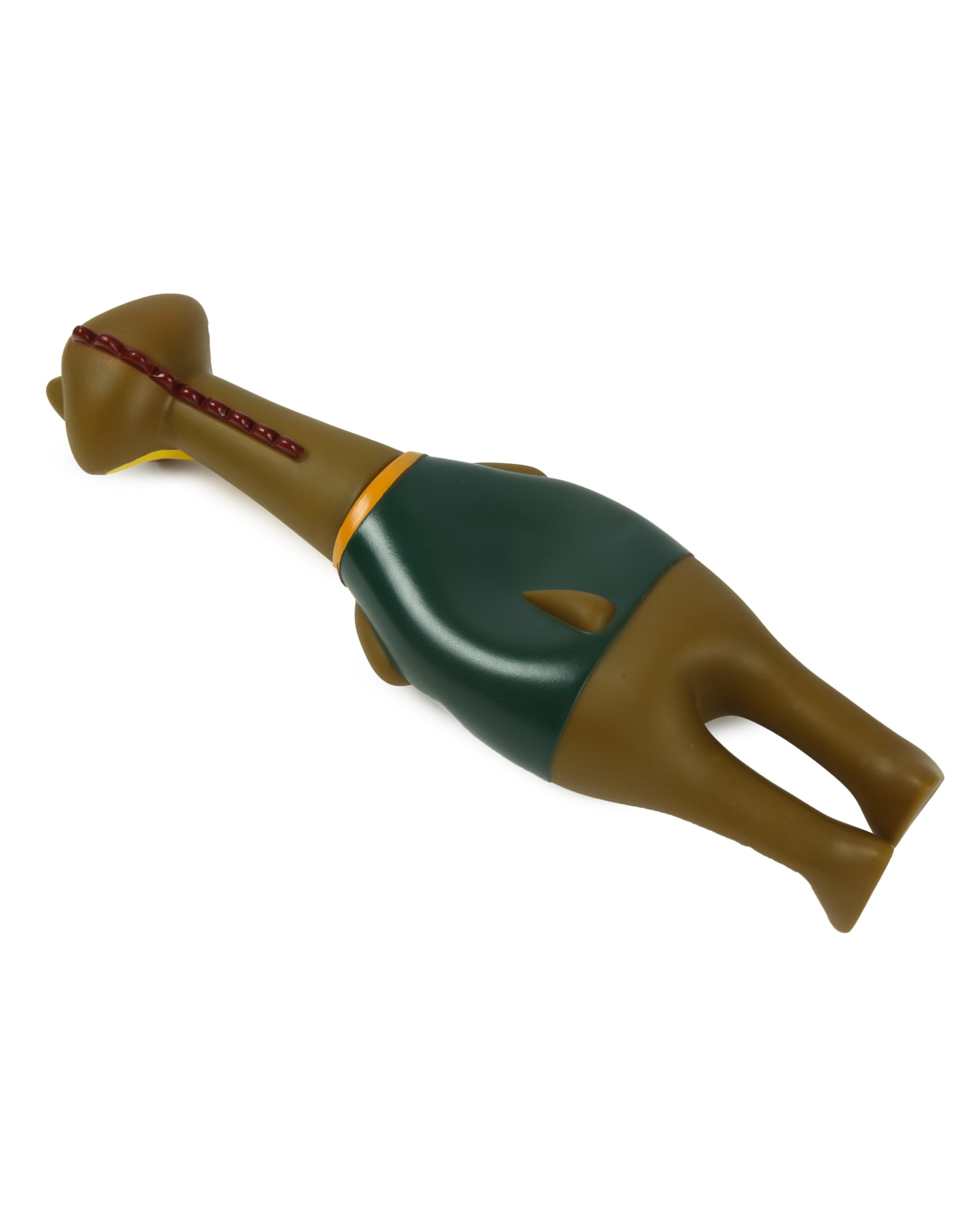 Игрушка для собак Barbaks Крокодил Фома виниловый с пищалкой 32.5см - фото 5