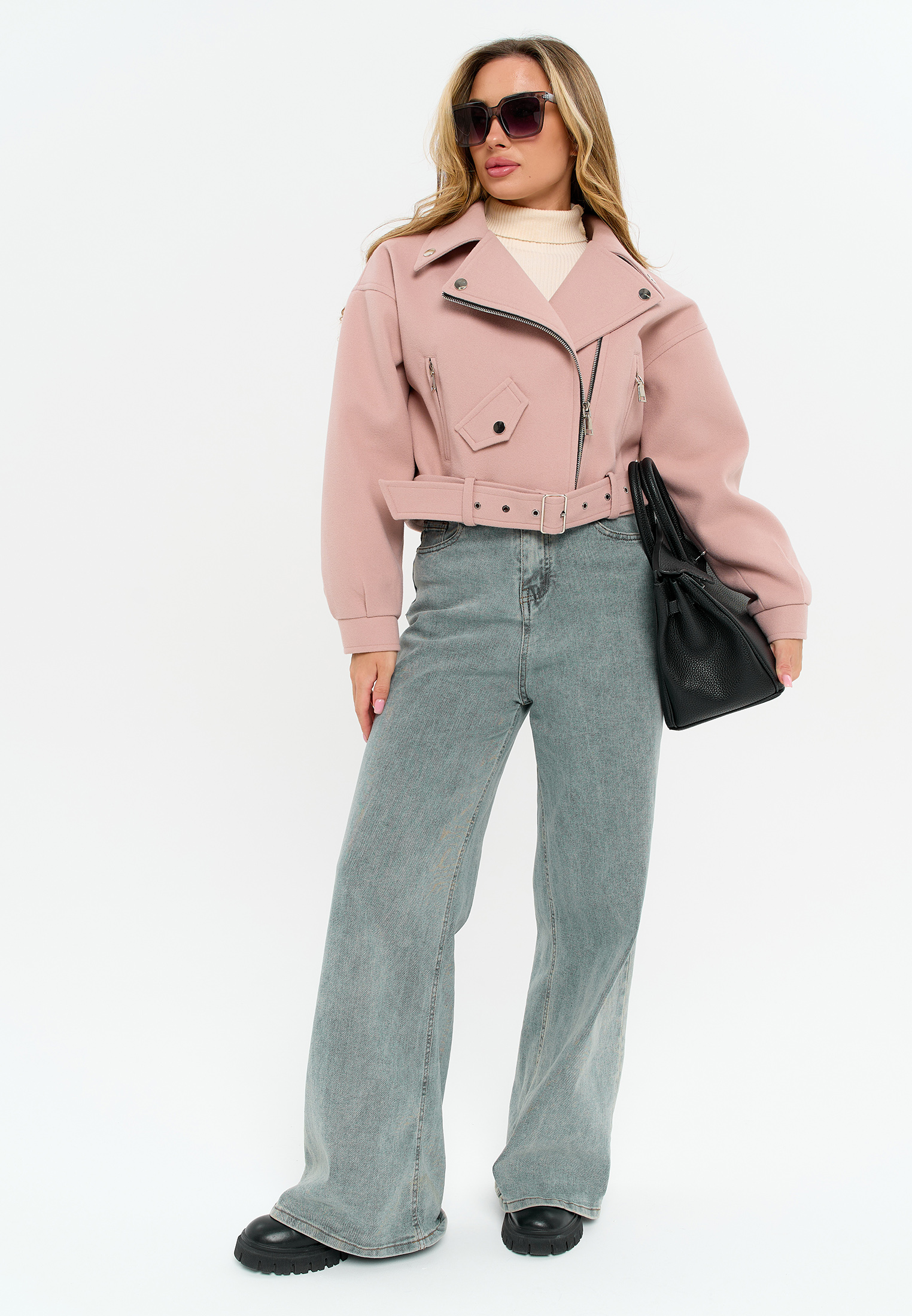 Куртка Stylish AMADEO AJ-8501-розовый - фото 11