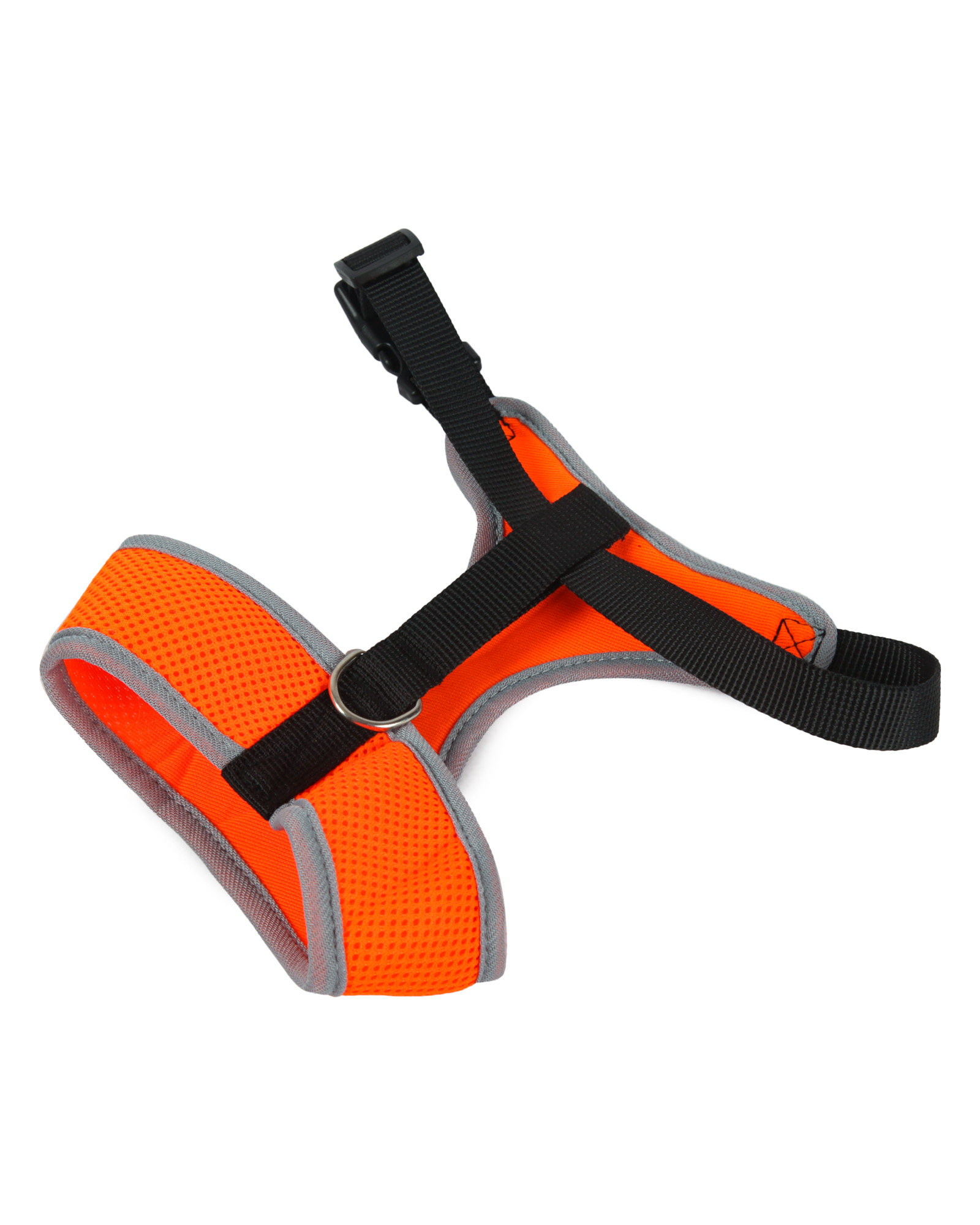 Шлейка-жилетка для собак средних пород Barbaks со светоотражающей окантовкой полиэстер M (шея: 35см грудь: 40-52см) - фото 4