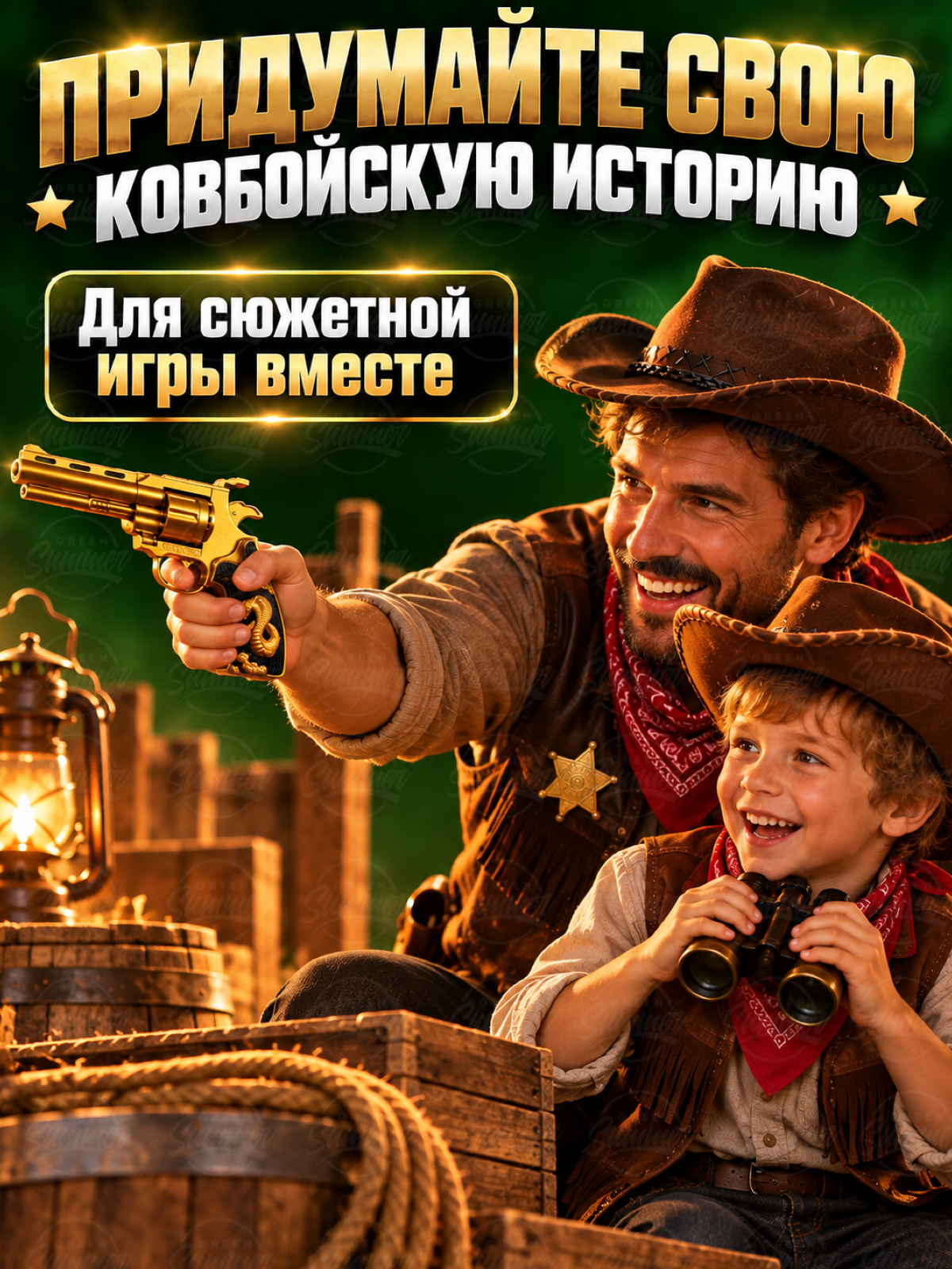 Пистолет игрушечный KINGSIDE Револьвер с пистонами - фото 2