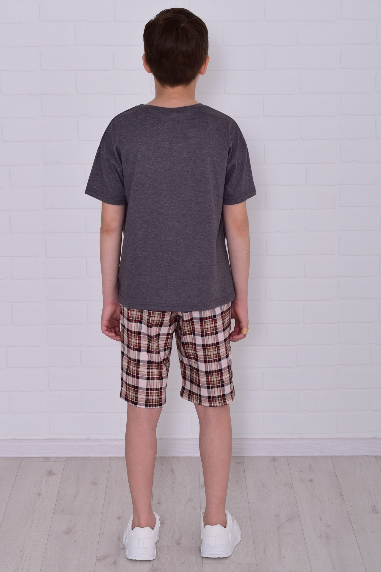 Пижама Новое кимоно 7-311 (11-067) (графит) - фото 2