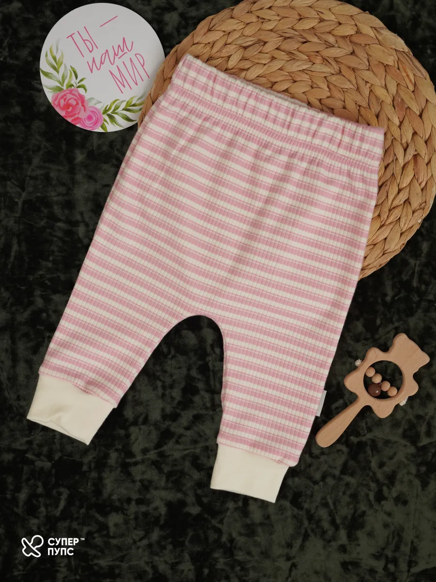 Штанишки 3 шт Супер Пупс нбр/3пр/шт/sk21/полоска/ягодки - фото 9