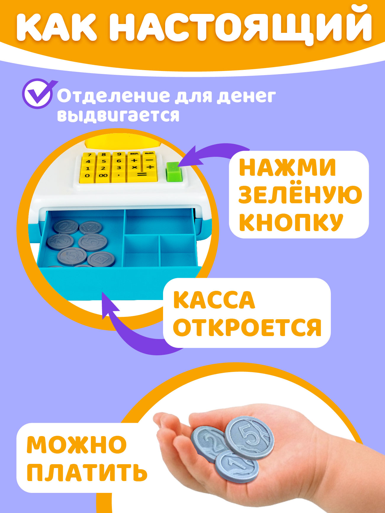 Игровой набор СТРОМ касса - фото 2