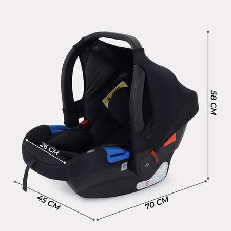 Автокресло MOWbaby STEP Black 0 (0 -13 кг)