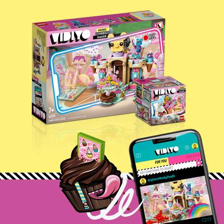 Конструктор LEGO VIDIYO Candy Castle Stage блочный
