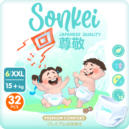 Трусики Sonkei Premium XXL 32 шт.