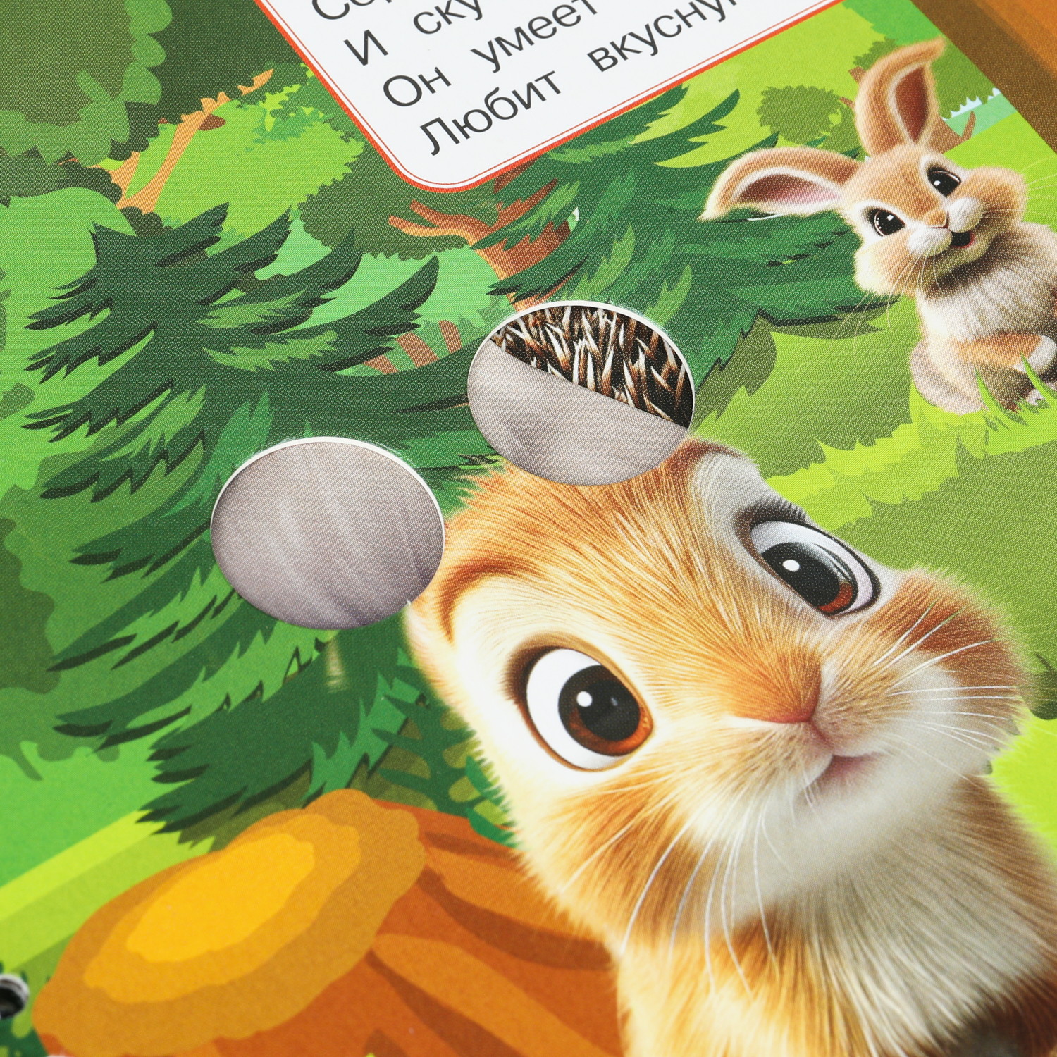 Книга УМка Играем пальчиками Лесные животные - фото 5