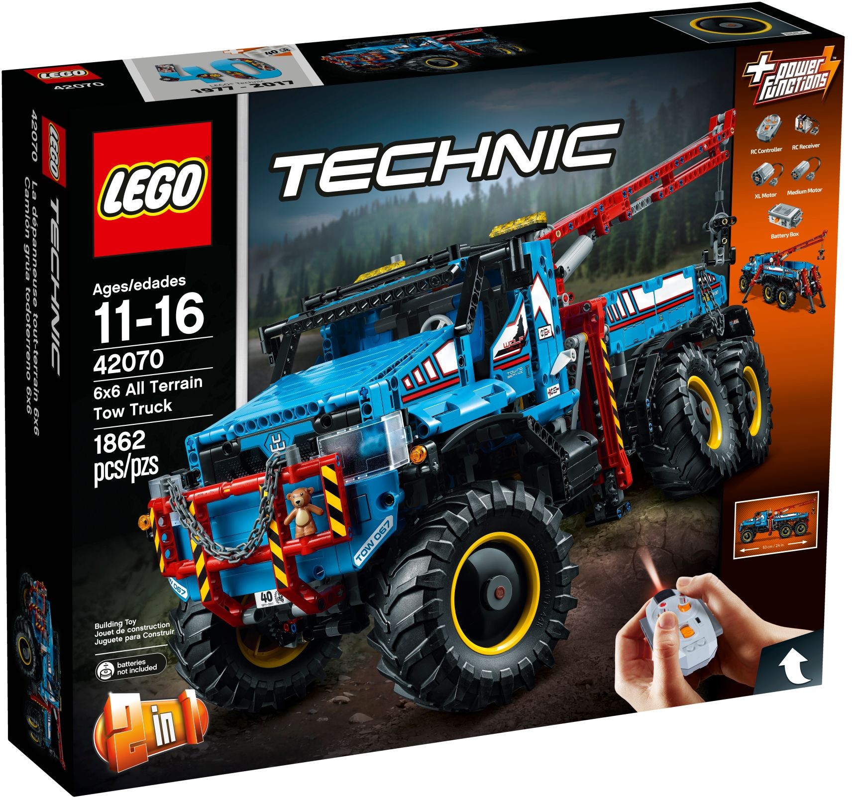 Изображение товара Конструктор LEGO Technic Внедорожник 6x6 42070 с дистанционным управлением Изображение товара Конструктор LEGO Technic Внедорожник 6x6 42070 с дистанционным управлением