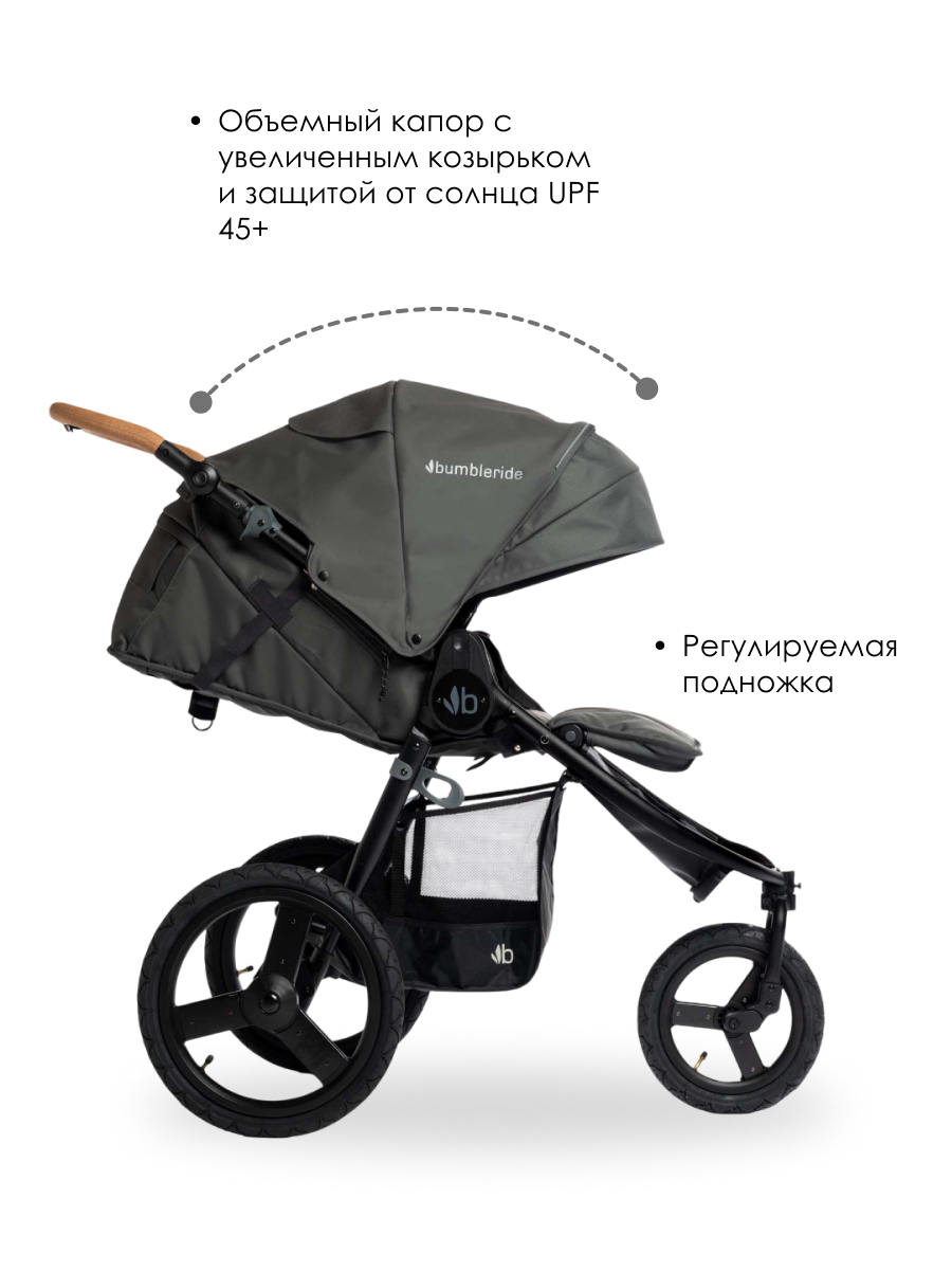Коляска прогулочная Bumbleride Speed 2025 / Storm - фото 2