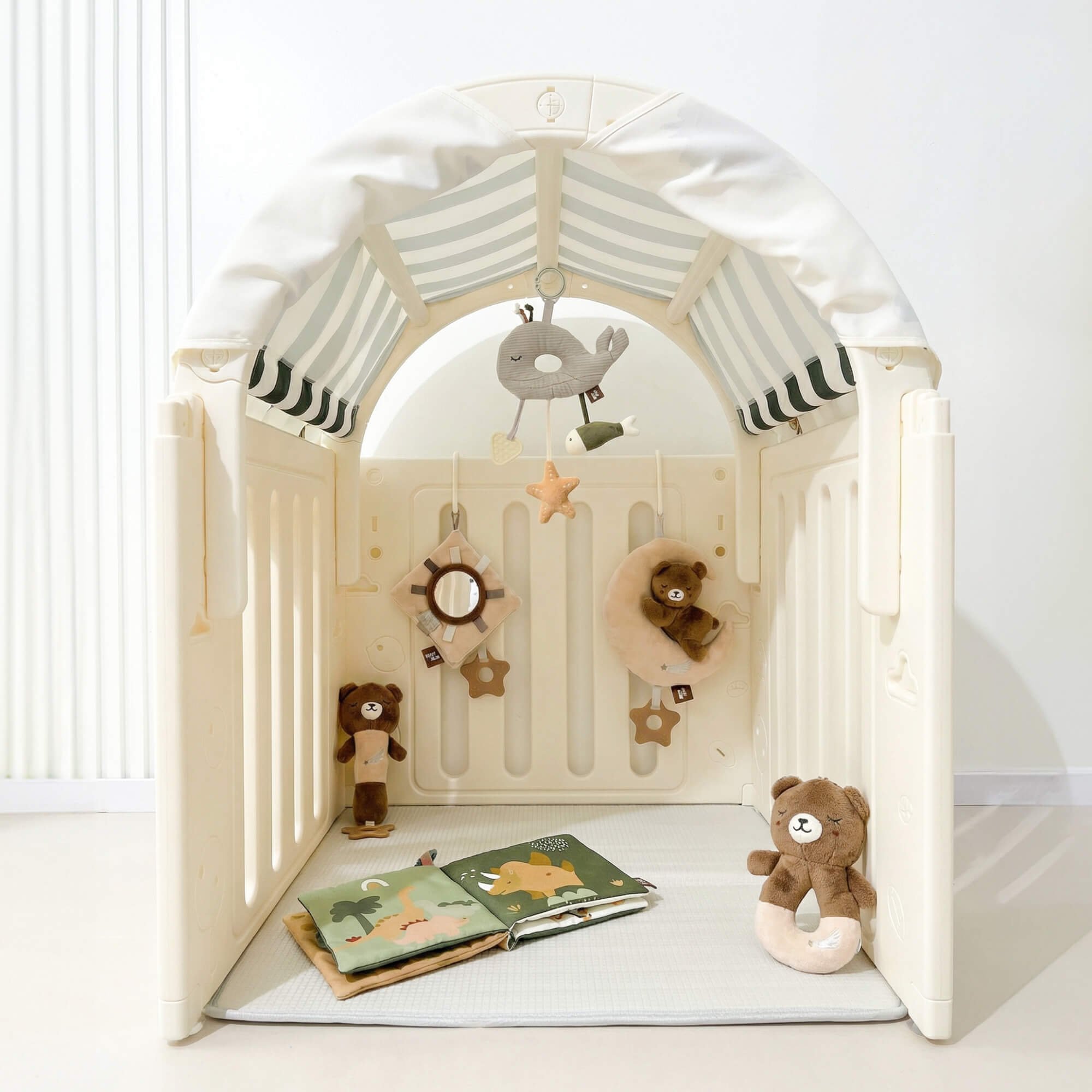 Домик UNIX Kids Dino Green для игр и отдыха - фото 13