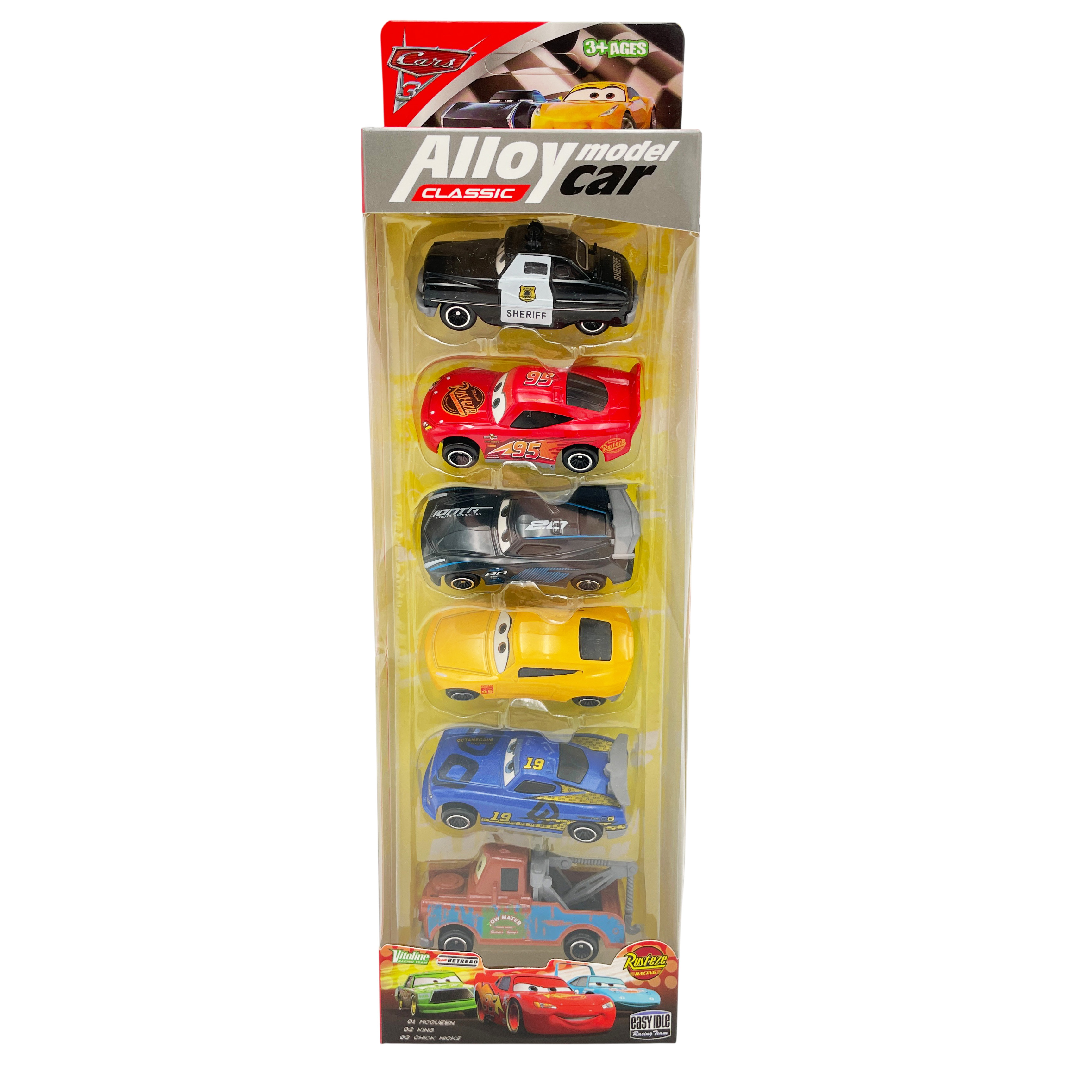 Игровой набор Zhorya Молния Маккуин McQueen 6 штук 829082 - фото 3