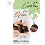 Краска для волос безаммиачная FARA Eco Line Green 7.7 каштан