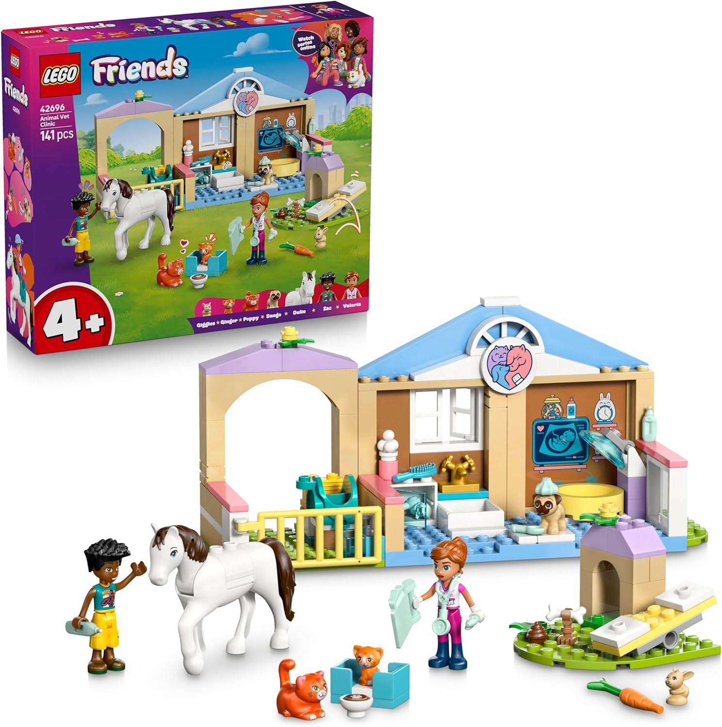 Конструктор LEGO Friends Ветеринарная клиника 141 дет. - фото 1
