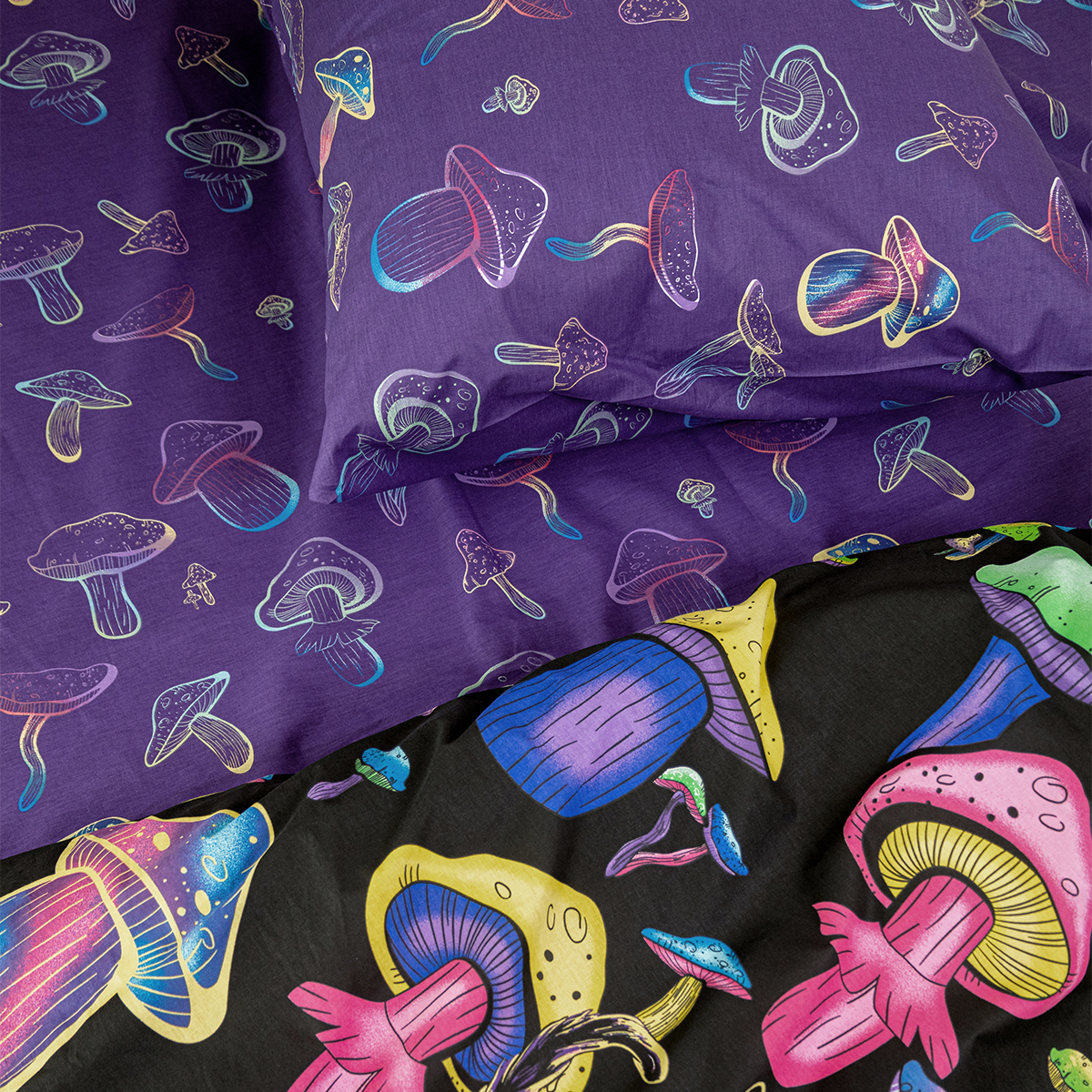 Комплект постельного белья BRAVO kids dreams Грибы полутораспальный 3 предм. - фото 4