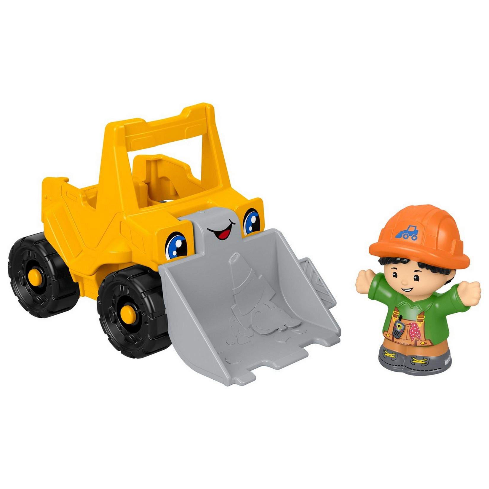 Бульдозер Fisher Price с фигуркой - фото 5