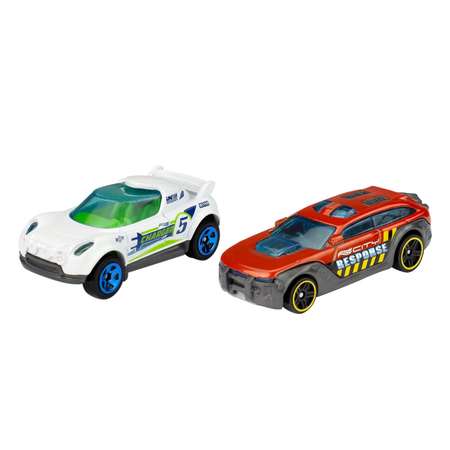Игровой набор Hot Wheels Трек Карс Сити 2шт