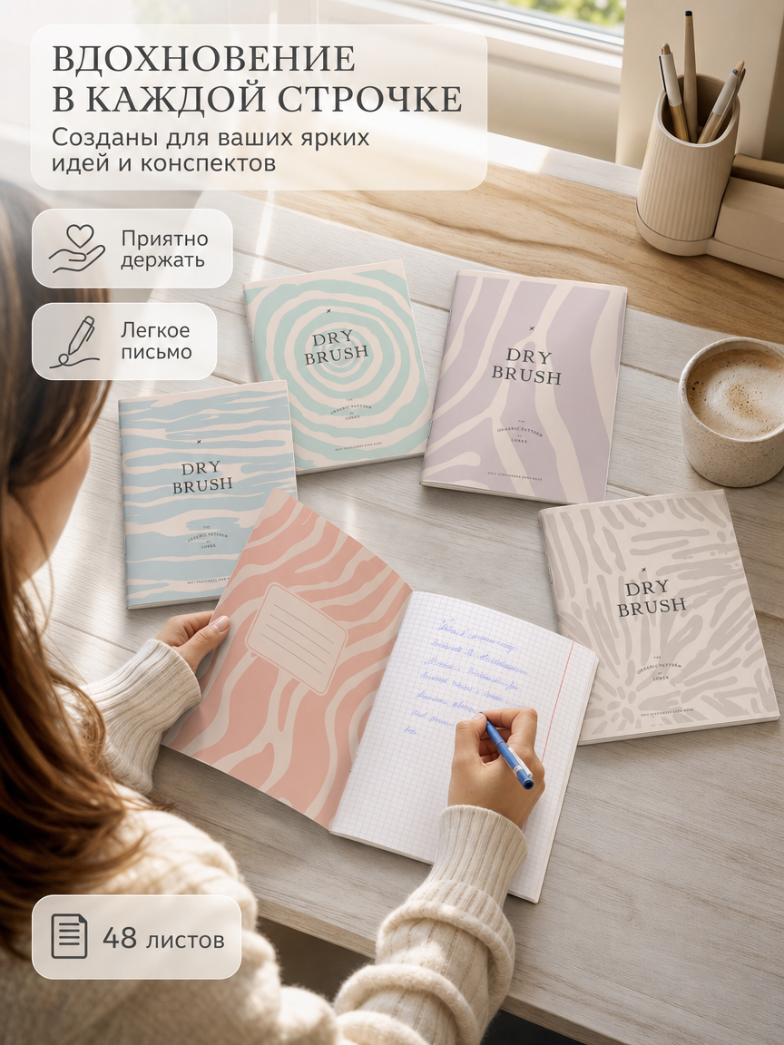 Общая тетрадь Lorex Stationery клетка 48 лист. 5 шт. - фото 2
