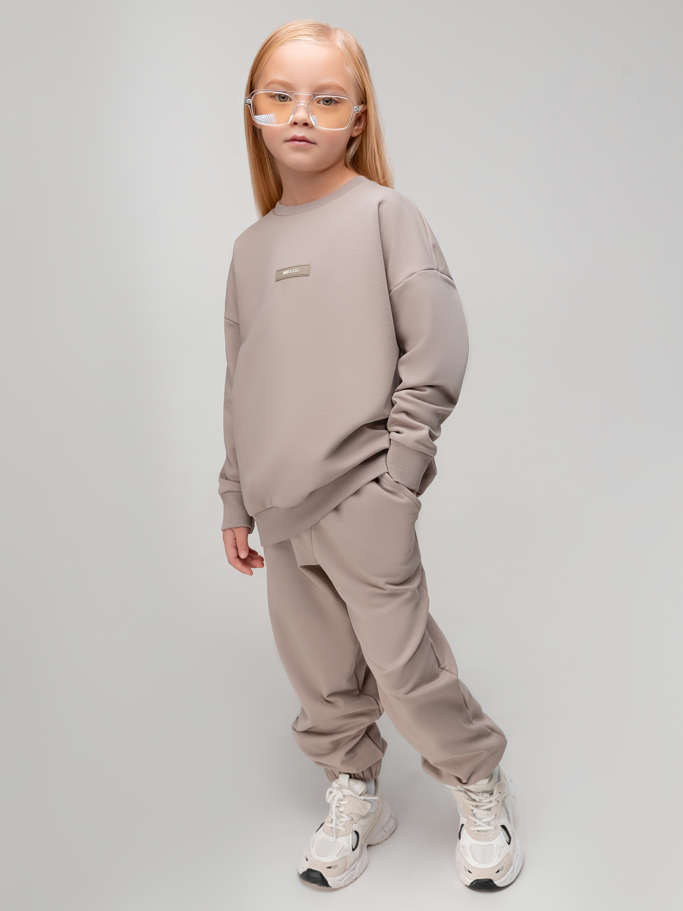 Костюм спортивный Bodo 11-652MU_серо-бежевый - фото 3