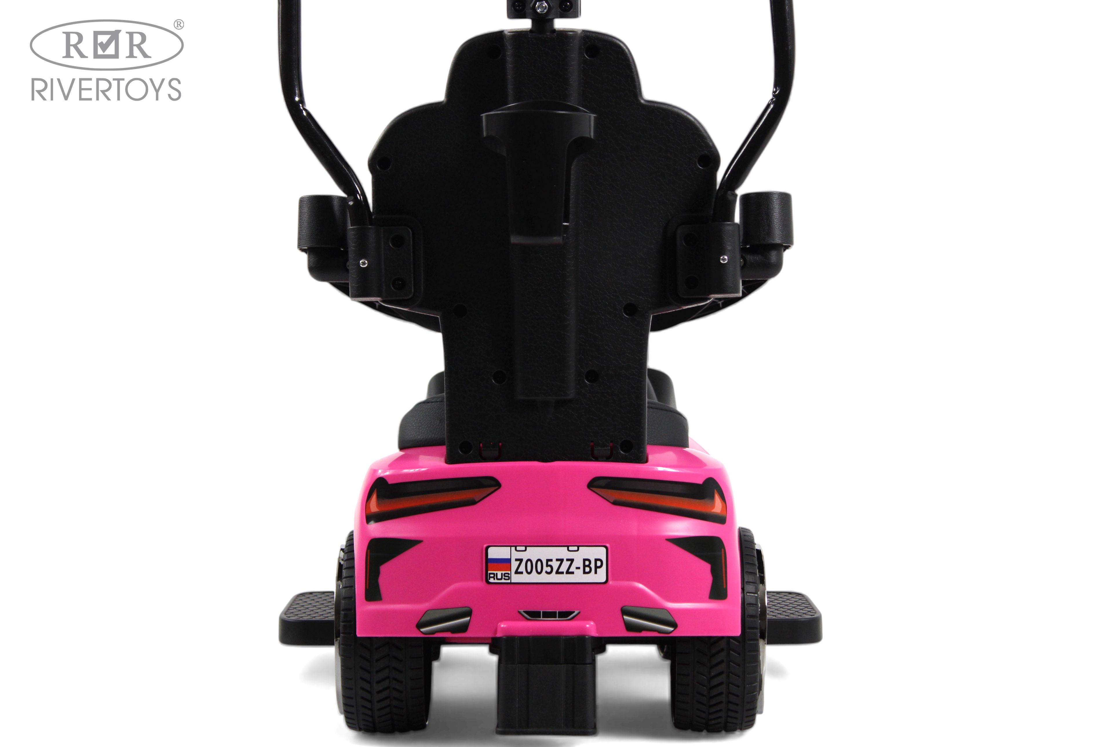 Каталка RIVERTOYS Z005ZZ-BP-PINK розовый - фото 13