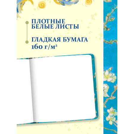 Скетчбук Проф-Пресс Ван Гог премиум. цветной обрез А5 64 лист. 1 шт.