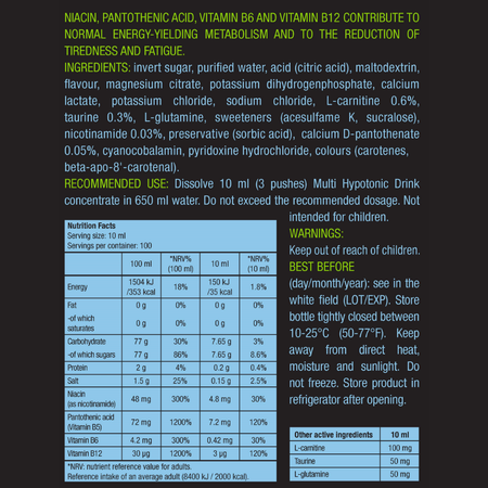 Гипотоник BiotechUSA Multi Hypotonic 1000 мл. Ананас