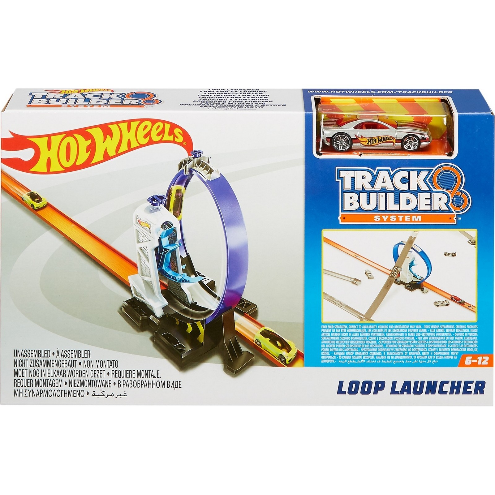 Базовый набор Hot Wheels аксессуаров для трека с машинкой в ассортименте DNH84 - фото 23