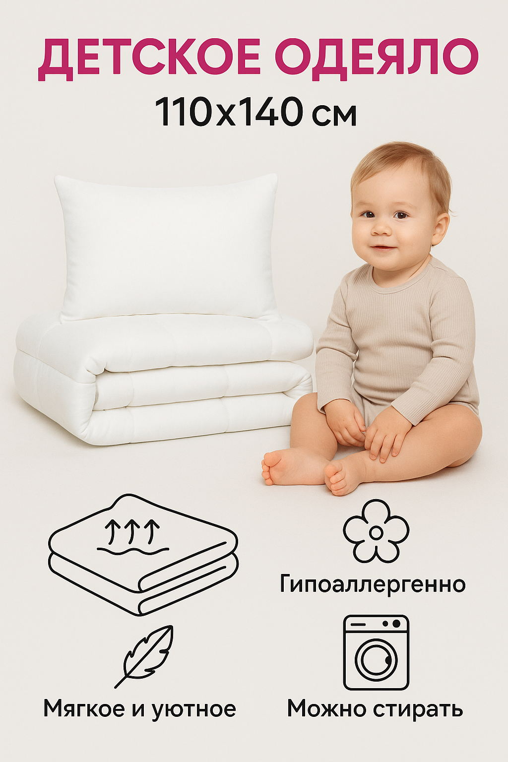 Одеяло Daisy 110 x 140 см - фото 3
