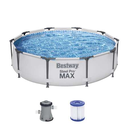 Бассейн каркасный BESTWAY 305х76см + фильтр-насос 56408