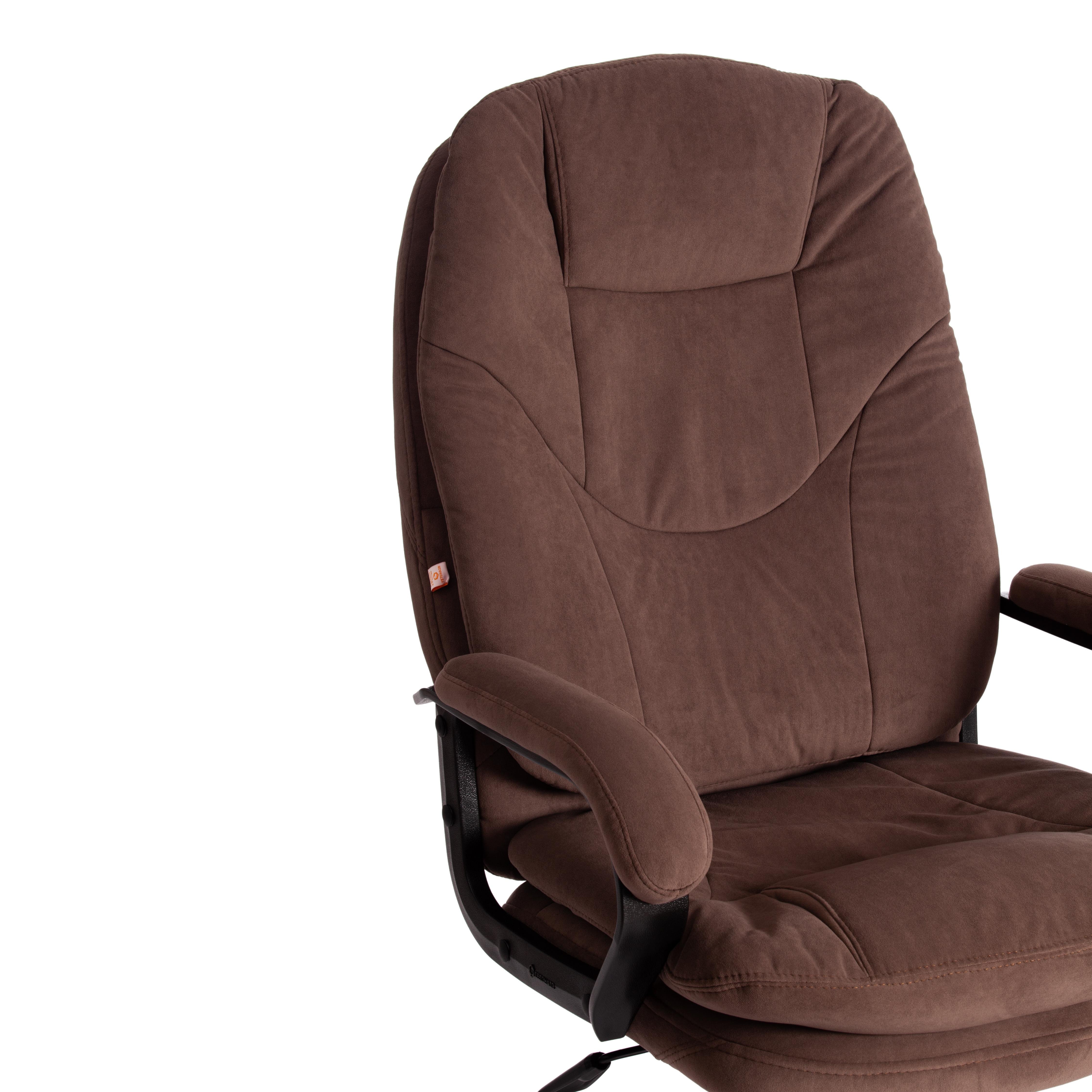 Компьютерное кресло TETCHAIR Комфорт Лт флок коричневый - фото 12