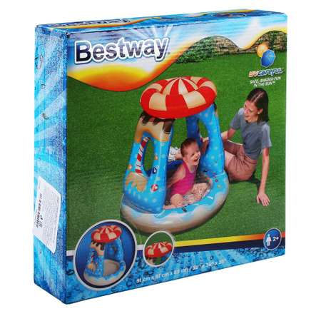 Надувной бассейн Bestway Конфетный с навесом от солнца