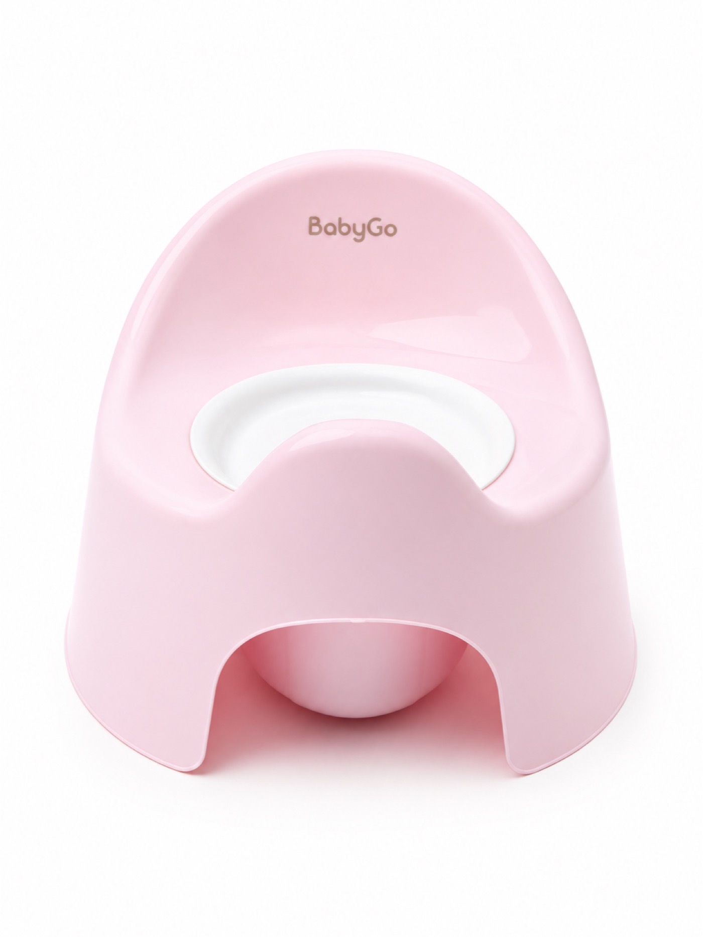 Горшок BabyGo с крышкой розовый - фото 2